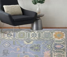 Celestial Periwinkle Heritage Area Rug 7