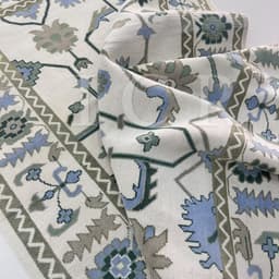 Serene Periwinkle Modern Tribal Rug 5