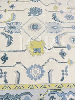 Sapphire & Citrus Oushak Style Rug 4