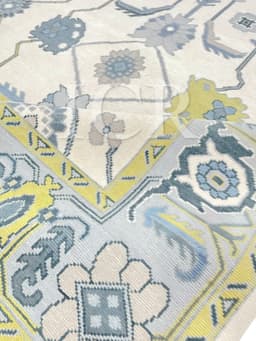 Sapphire & Citrus Oushak Style Rug 2