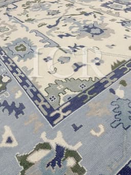 Glacier Medallion Modern Persian Rug 4