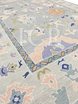 Peach Blossom Slate Heritage Rug 2
