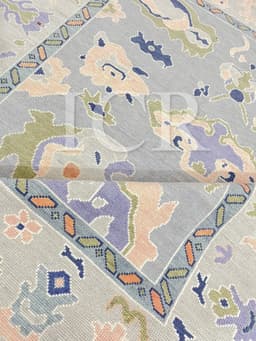 Peach Blossom Slate Heritage Rug 4