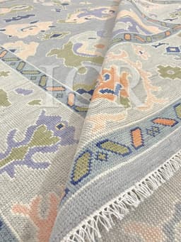 Peach Blossom Slate Heritage Rug 3