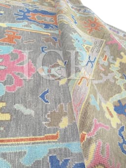 Prism Heritage Area Rug in Grey & Electric Pastels 5