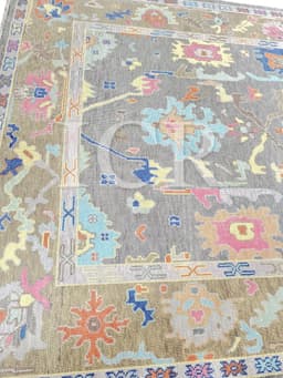 Prism Heritage Area Rug in Grey & Electric Pastels 4