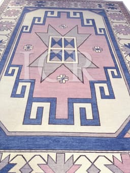 Orchid Star Tribal Medallion Rug 1