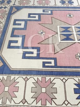 Orchid Star Tribal Medallion Rug 5