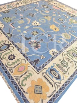 Sultanate Diamond Medallion Blue Rug 3