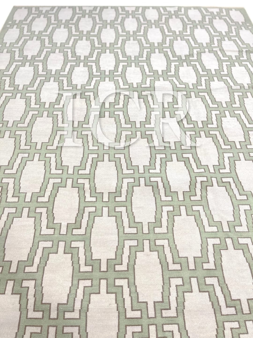 Helix Interlocking Geometric Area Rug
