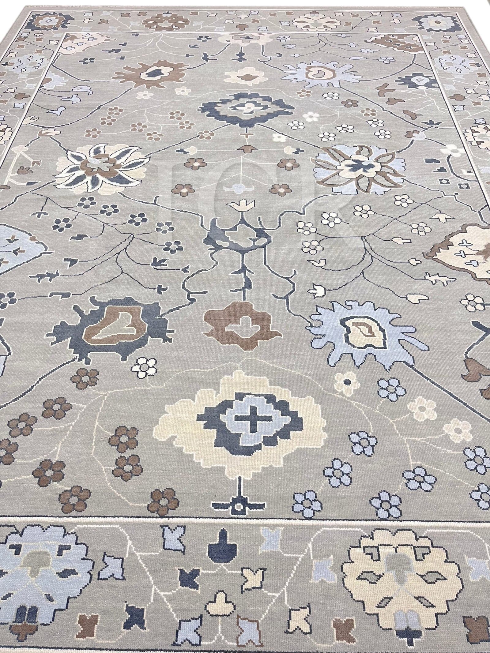 Silverwood Garden Oushak Rug