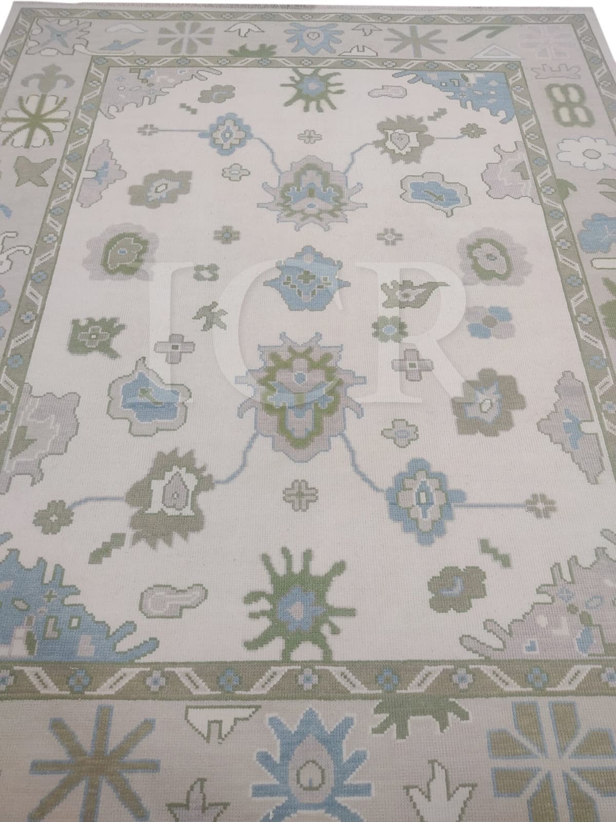 The Frost Meadow Vintage Oushak Rug