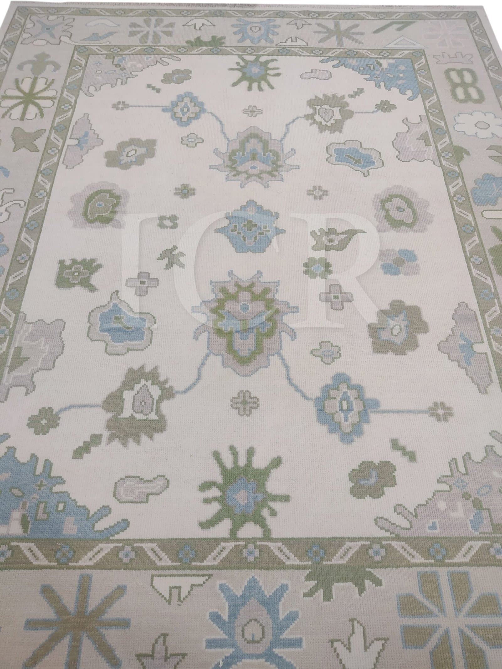 The Frost Meadow Vintage Oushak Rug